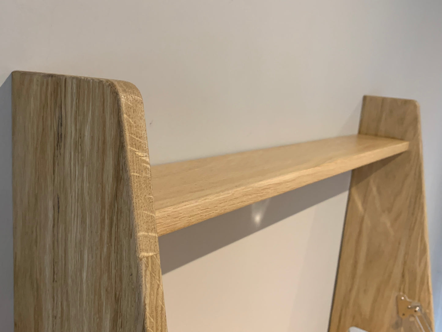 Solid Oak Folding Wall Desk
